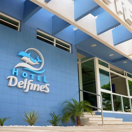 Hotel Delfines - A 2 Calles Del Acuario Veracruz Bagian luar foto